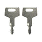 (2) Ignition Key For New Holland Hitachi Gehl Heavy Equipment H806 17001-00019