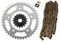 Solid Spare 525x122 O-Ring Drive Chain & 17/42 Sprockets for Honda Shadow Spirit 750 VT750DC