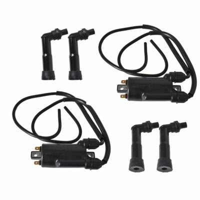 Solid Spare Ignition Coils Caps Wires For Honda CB650 1979-1982 Goldwing GL1100 1980-1983