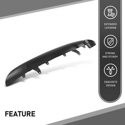 Solid Spare Valance Fit For 2016-2018 Toyota RAV4 Bumper Guard Plastic Textured Rear Lower