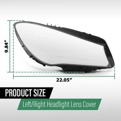 Solid Spare Headlight Replacement Lens Fit For Mercedes Benz W117 CLA250 CLA45 AMG 2016-2019