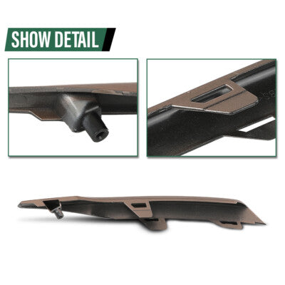 Solid Spare Front Bumper Fog Light Lower Strip Trim Fit For 20-22 Range Rover Evoque