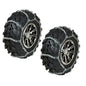 Solid Spare Pair of REAR ATV Tire Chains fits Polaris Scrambler 500 2x4 & 4x4 1997-2012