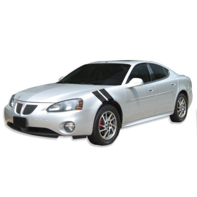 3" Dual Fender Stripe Hash Mark Stripe Decal Graphic Kit For Pontiac Grand Prix