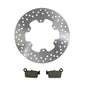 Solid Spare Rear Disc Brake Rotor & Brake Pads 2003-2018 for Yamaha WR250F WR450F & YZ450F