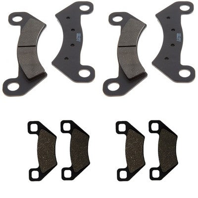 Solid Spare Front & Rear Semi-Metallic Brake Pads for Arctic Cat Wildcat 1000 Many 2013-2016
