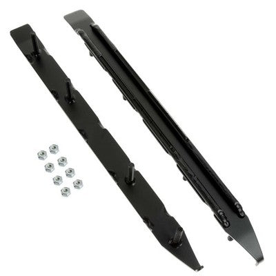 Solid Spare Bottom Line 4" DUAL Runner Carbides for Arctic Cat most 1996-2008 w/Plastic Skis