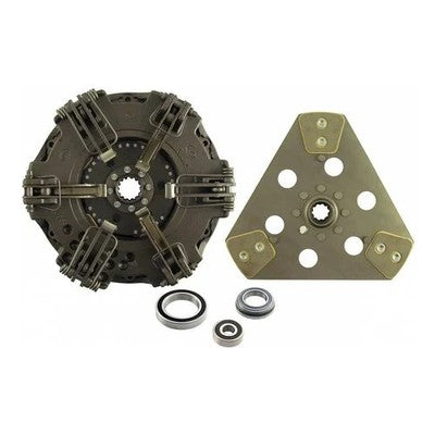 Solid Spare Dual Stage Clutch Kit with Bearings fits New Holland TD70D TD80D 87732502