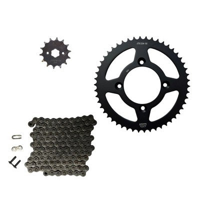 Solid Spare JT 428x118 Drive Chain & 14/50 Sprockets for Honda CRF100F fits 2004-2013 Models