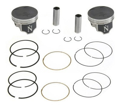 2 Namura .040 Over Bore Piston Kits for Kawasaki 650 Prairie, Brute Force 81mm