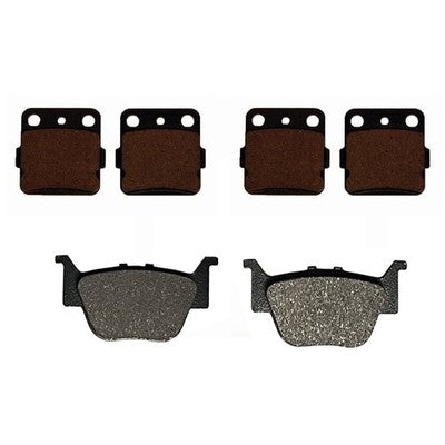 Front & Rear Semi-Metallic Brake Pads for Honda Rubicon 500 & 520 fits 2015-2025