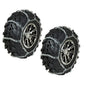Solid Spare Pair of FRONT Tire Chains for Arctic Cat 500 4x4 Auto FIS 2003 2004 2005 2006