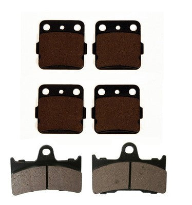 Solid Spare Front & Rear Severe Duty Brake Pads for Yamaha Grizzly 660 fits 2002-2008 Models