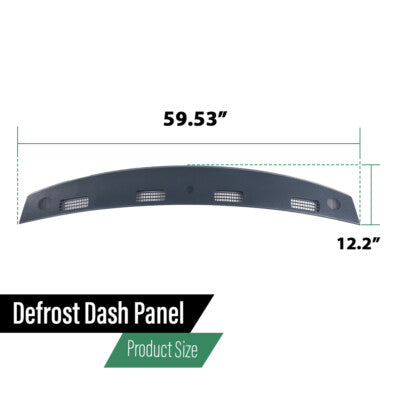 Solid Spare Upper Dashboard Panel Blue Fit For 02-05 Ram 1500 2500 3500 Pickup Truck