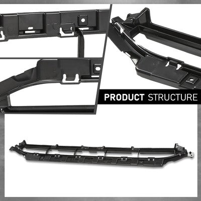 Solid Spare Fit For 2016-2019 Audi Q7 Front Bumper Cover Lower Center Grille Insert Trim