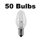 Solid Spare 50 Pack Light Bulbs 15W for SCENTSY Plug-In Warmer Wax Diffuser 15 Watt 120 Volt