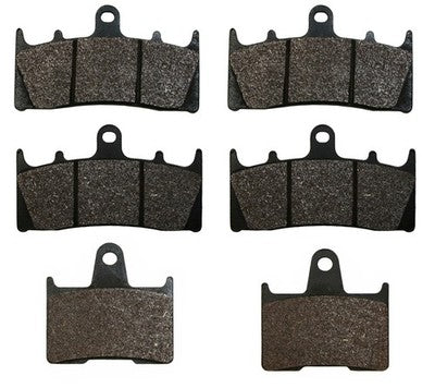 Front & Rear Brake Pads for Suzuki GSX-R1000 fits 2001-2002 GSXR1000 Models