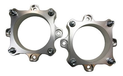 Solid Spare 2x2" ATV Wheel Spacers - 4" Total Spacing - 4/156 Bolt Pattern - Metric Thread