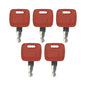 (5) Ignition Key For John Deere Tractor Loader RE183935 RE71557 RE43492 RE7155HG