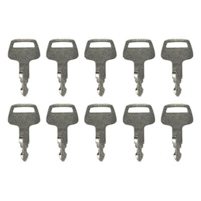 Solid Spare (10) Ignition Key For IHI Case Morooka Chieftain Excavator Heavy Equipment 5080