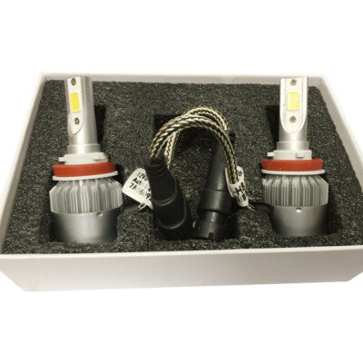 For 14-16 Honda Civic 72W 7600LM COB LED Headlight Conversion Kit High/Low Beam