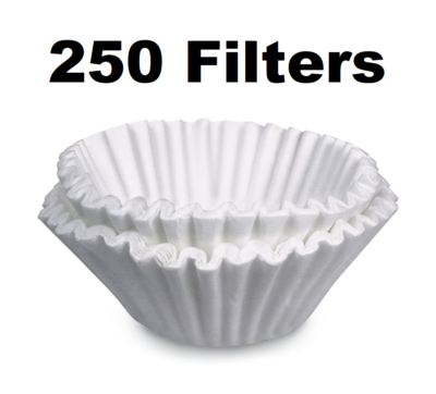 Solid Spare Bunn 20138.1000 13" x 5" 1.5 Gallon Coffee Filter for Bunn 20138.1000 250 Count