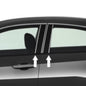 PILLAR PILLARS POST 1/4" CHROME MOLDING - Chrome Accent Trim Roll DIY Kit