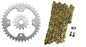 Solid Spare Gold 520x94 Drive Chain & 14/38 Sprockets for Kawasaki KFX450R fits 2008-2014