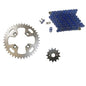 Solid Spare Blue 520x90 Drive Chain & 13/40 Sprockets for Honda ATC350X fits 1986
