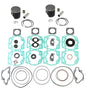 2 SPI Stock Bore Piston Kits Full Gasket Kit & Bearings fits Ski-Doo 670 HO 78mm