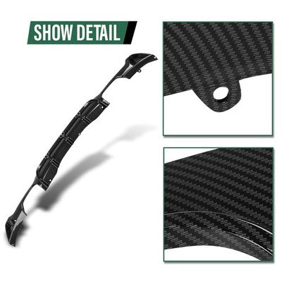 Solid Spare Rear Bumper Diffuser Carbon Look Fit For 14-20 BMW F32 F33 F36 4 Series M Sport