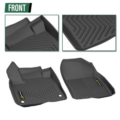 Solid Spare Fit For 2023-2024 Honda CR-V CRV TPE All Season Liners 3PCS Car Floor Mats