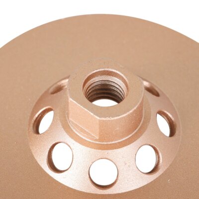 Solid Spare 4-1/2 in Concrete Grinding Cup Wheels 18 Diamond Abrasive Segments 5/8"-11 Arbor