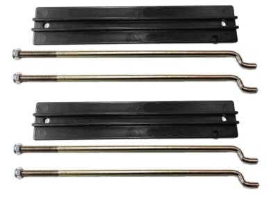 2 Pack Battery Hold Down Plate and Rods For Club Car 36V 48V 101090801, 1013683