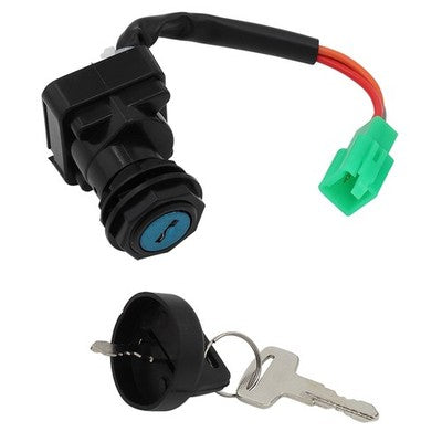 Solid Spare Ignition Switch w/Keys for Arctic Cat most 1996-2000 ATVs Replaces OEM# 3430-028