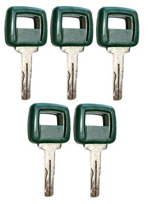 Solid Spare (5) Ignition Keys For Volvo Loader Articulated Hauler 11039228, 17225331