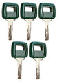 (5) Ignition Keys For Volvo Loader Articulated Hauler 11039228, 17225331
