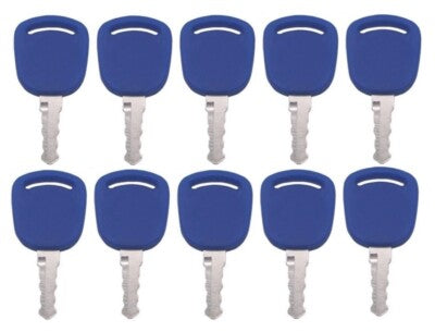 (10) 14601 Keys For Case IH Ford New Holland Tractor Models 5640 6640 7740 7840