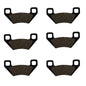 Front & Rear Semi-Metallic Brake Pads for Arctic Cat 650 & 700 MudPro 2010-2019
