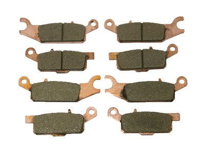Solid Spare Front & Rear Severe Duty Brake Pads for Yamaha Grizzly 700 4x4 & Grizzly 550 4x4