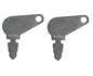 (2) Keys For Case John Deere JLG Genie Drott Massey Galion Baraga Snoopy 83353