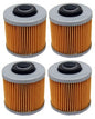 4 Pack of Oil Filters for Yamaha Grizzly 600 4x4 YFM600FW & Raptor 700 YFM700R