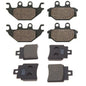 Solid Spare Front & Rear Semi-Metallic Brake Pads for Arctic Cat DVX250 & DVX300 2006-2015