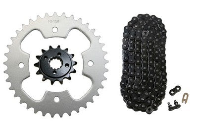 Solid Spare Black 520x94 O-Ring Drive Chain 14/37 Sprockets for Polaris Predator 500 2003-04