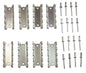 Solid Spare SPI Universal Running Board Grip Strips for Snowmobile - 8 Pack - Foot Traction