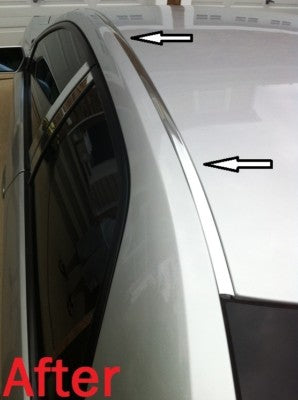 For 2000-2005 CHEVY IMPALA CHROME ROOF TOP TRIM MOLDING KIT