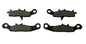 Front Semi-Metallic Brake Pads 2004-2005 fits Suzuki Twin Peaks 700 4x4 LT-V700F