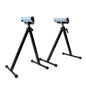Solid Spare 2 PCS 132 Lbs Load Capacity Folding Roller Stand, Adjustable 26-3/4" to 42-1/5"