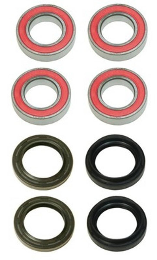 Solid Spare Both Front Wheel Bearings & Seals Kit for Yamaha Kodiak 400 2x4 4x4 2000-2002
