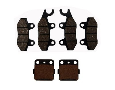 Solid Spare Front & Rear Severe Duty Brake Pads for Yamaha YFZ450 fits 2004-2005 Models